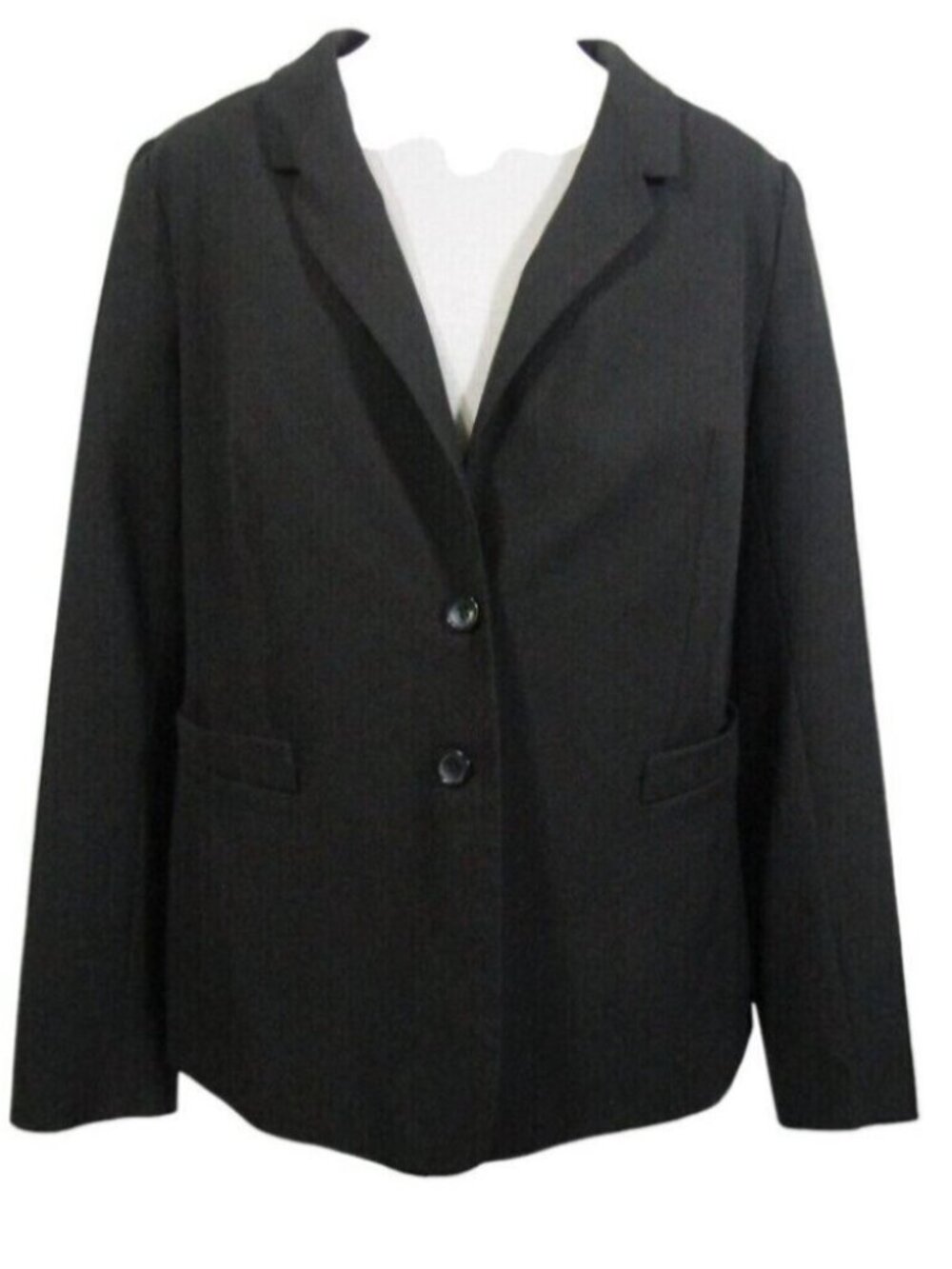 The Limited Black Collection 2 Button Black Blazer Womens Size 10 Lined Career
